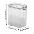 BPA Free Rectangle Food Storage Container, Clear Plastic Airtight ...
