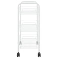 thumbnail image 2 of vidaXL 3-Tier Kitchen Trolley White 46x26x64 cm Iron, 2 of 4