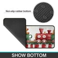 thumbnail image 7 of Set Of 2 Christmas Kitchen Rugs Welcome Christmas Snowflake Kitchen Rugs and Mats Anti Fatigue Kitchen Floor Matfor Bath Cooking (47x17+30x17 Inches), 7 of 7