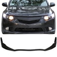 thumbnail image 2 of Ikon Motorsports Compatible with 11-14 Acura TSX Front Bumper Lip Splitter Protector Unpainted Black -PU, 2 of 6