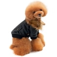 thumbnail image 3 of Abrigo para perro, ropa de invierno para perros, abrigo cálido y cómodo para mascotas, abrigo para perro, negro, talla L, 3 of 5