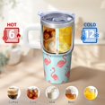 thumbnail image 6 of Flamingo Lover Gifts 20OZ Tumbler with Handle Insulated Stainless Steel Mug Unique Birthday Christmas Presents for Women Men Great for Office Work Travel Daily Use Picnics Gatherings, 6 of 6