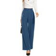 thumbnail image 1 of Pantalones anchos FUNYYZO Pantalones de negocios de cintura alta para mujer, 1 of 7