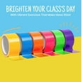 thumbnail image 3 of Rainbow Colored Duct Tape Pack - 6 Bright Colors, 15 Yards x 2 Inch Rolls - Duct Tape Heavy Duty, Bulk Multi- Pack for Arts, Crafts, DIY Projects, 3 of 5