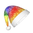 thumbnail image 2 of Rocae Colorful Tie Dye for Christmas Hat for Kids Hats Christmas Party Supplies, 2 of 6