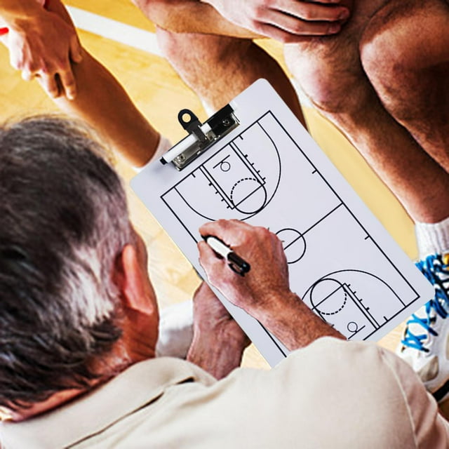 Tablero de entrenamiento de baloncesto shamjiam Portapapeles de entrenadores equipo de árbitros marcador de borrado seco