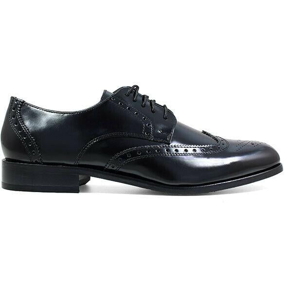 Florsheim Men's Brookside leather wing tip oxford Black Shoes 11231-001 