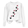thumbnail image 2 of PNTUTB Womens Casual Hoodless Pullover Sweatshirt Crewneck Long Sleeve Printed Fashion Loose Comfort Tops, 2 of 5