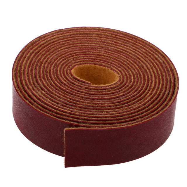 simhoa 10 Meters PU Leather Strap Leather Crafts Bag Handle Accessories Red Red-10 Meters