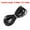 Black, variant on Uxcell Hollow Pipe Rubber Cord, Hollow Tube Silicone Tubing Spool for DIY Jewelry Making Knitting Beading Craft White