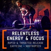 BEYOND RAW LIT V2 Clinical Strength Pre Workout Powder, Hits Harder, Bigger Pumps, Caffeine, L-Citrulline, Creatine, Blue Raspberry, 30 Servings