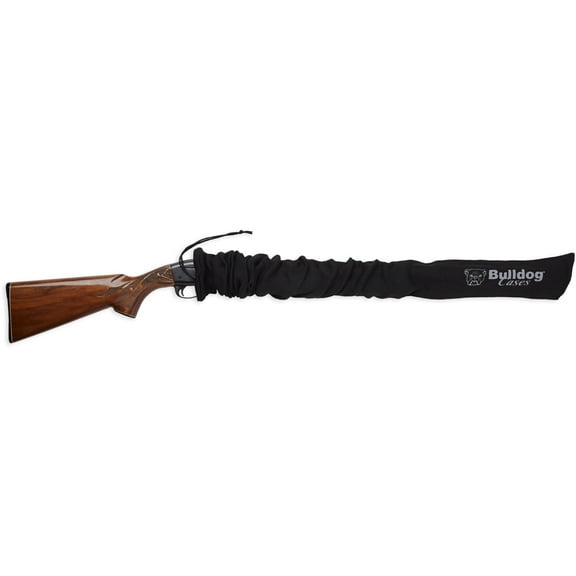 Bulldog BD156 Gun Sock Scoped Rifle/Shotgun Knit Black 52" x 4"