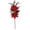 MulticolorC, variant on Poinsettia Floral Stem, Christmas Vase Pick, Poinsettia Bloom with Berries Pinecones and Greenery, For Vase Wreath Tree and Tabletop and Winter Botanical Accent