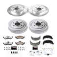 thumbnail image 3 of PowerStop Front and Rear Z36 Truck & Tow Brake Pad Rotor Drum and Shoe Kit Fits: DODGE Select Models K15072DK-36, 3 of 10