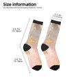 thumbnail image 2 of Naloa Abstract Marble Texture Kids Socks Unisex Kids and Toddlers' Crew Socks, ,1 Pairs, 2 of 5