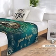 thumbnail image 4 of Yibo Blanket Gifts Rectangular Flannel Zodiac Blanket Cozy Blankets Gift for Boys Girls Teen Women Men Tarot Cards Lovers Birthday Anniversary Festival, 4 of 8