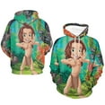 thumbnail image 4 of Tarzan Hoodie for Men Women, Novelty Print Long Sleeve Hooded Sweatshirt Casual Unisex Adult Pullover Outerwear with Front Pocket S, 4 of 7