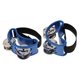 thumbnail image 1 of 1 par de percusión de pandereta de cascabeles de acero doble para niños Azul Yuyangstore Pie Pandereta, 1 of 8