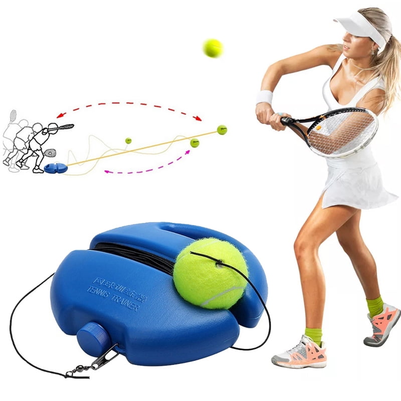 Tennis Trainer Rebound Ball Self Study Player Training Aids Practice Tool DE 