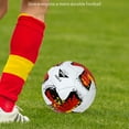 thumbnail image 4 of Decodeary Ballon de Football Prêt pour l'Entraînement, Taille 5, Vessie en Caoutchouc, Rétention d'Air Exceptionnelle, Rouge, 4 of 6