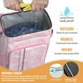 thumbnail image 2 of Farmhouse Floral Insulated Cooler Backpack - 20L Leakproof & Easy to Clean, Great for Families and Travelers, 2 of 5