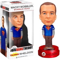 Talking Sheldon Bobble Head Superman Shirt Wacky Wobbler