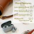 thumbnail image 3 of JVC Open Ear True Wireless Headphones - Ice Gray, 3 of 5