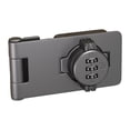 thumbnail image 3 of Cerradura de combinación para gabinete, cerradura de seguridad giratoria con contraseña para armario de casa, cerradura sin llave Gris, 3 of 9