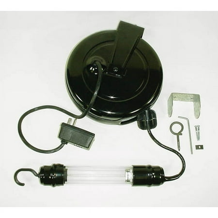 Central Tools 12010 Bounce Lite 13-Watt Fluorescent Work Light with 40 ft. Reel