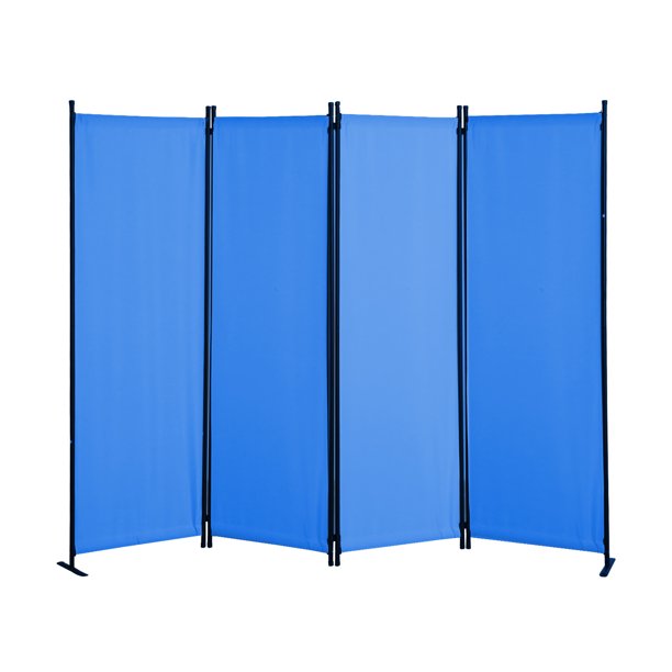 4 Panel Partition Room Dividers Folding Privacy Screen Temporary Wall