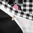 thumbnail image 4 of Catabedysis Bowtie ABC Print A Bedding,Personalized Monogrammed Gifts Duvet Cover Full For Girls,Black Reversible,3 Pieces,1 Duvet Cover and 2 Pillowcases, 4 of 6