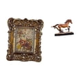 thumbnail image 1 of Marco De Fotos Floral Tallado A Mano, Escultura, Figurita, Obra De Arte, Adorno De Arte Coleccionable, Soporte De Fotos Antiguo, Estatua De Caballo Para Oficina, Dormitorio, Decoración Del, 1 of 8