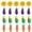 5Yellow+5Green+5Orange+5Purple, variant on Under 1$ Dollar! Tarmeek Cute Fruit Eraser PVC Soft Color Novelty Eraser Clean Erasing Single Pack Stationery Eraser for Office Home Rewards All Ages