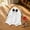 White, variant on Halloween Ghost Treat Bag,Cute Ghost Beginner Treat Bags With Handle,Portable Cartoon Ghost Handbag Holders Organizers,Trick or Treat Storage Bag for Spooky Party & Decorations