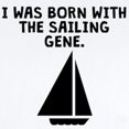 thumbnail image 2 of CafePress - Born With The Sailing Gene Body Suit - Baby Light Bodysuit, Size Newborn - 24 Months, 2 of 4