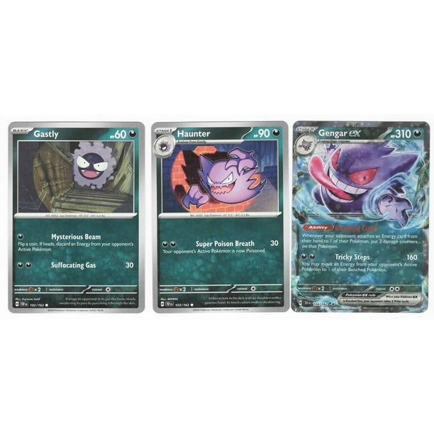 Carta coleccionable Pokémon Gengar ex 104/162 Temporal Forces