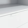 thumbnail image 6 of Kappesberg Collins White Tall 4-Drawer Dresser with Open Shelf – 47.6"H x 29.1"W x 17.7"D - for Adults and Teens, 6 of 6