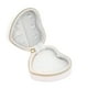 thumbnail image 1 of Minnieouse Joyero Anillo Organizador de almacenamiento de cuero de viaje Caja de exhibición decorativa Soporte de embalaje de gestión Ropa, zapatos y accesorios Miscelánea Blanco Minnieouse AP011038-01, 1 of 6