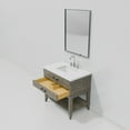 thumbnail image 6 of Norwalk 36 in W Grey Oak Single Vanity Cultured Marble Top, 34 in Mirror and Faucet Set, 6 of 9