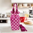 thumbnail image 5 of Water Bottle Holder with Strap for Women ,Insulated Water Bottle Carrier Bag with Phone Pocket, Drawstring Crossbody Sling Bottle Pouch for Walking Hiking Travel Camping, 5 of 9