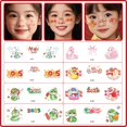 thumbnail image 4 of 10pcs Spring Festival Children's Cute Face Makeup Stickers Stickers Tattoo Z5L8, 4 of 7