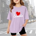 thumbnail image 3 of Chandail Canada Filles Feuille d'Érable Canadienne Graphique Col Rond Manches Courtes Blouse Garçons Fête du Canada Chandails Graphiques Mode Filles Fierté du Canada Haut Graphique Décontracté, 3 of 7