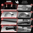 thumbnail image 2 of ROALW Olympic Barbell Bar 6.5 ft - 1,000 lb Capacity for Weightlifting, Powerlifting, Bench Press, Deadlift & Squat - Strength Training Barbell for Gym, Black, 2 of 8