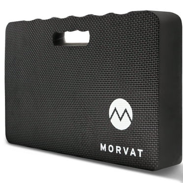 Morvat Heavy Duty Black Garden Kneeler Pad, 17.5x11