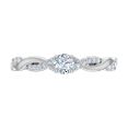 thumbnail image 3 of 1/3 Carat Prong Set Solitaire Diamond Engagement Ring Band in 14K White Gold (Ring Size 7.5), 3 of 5