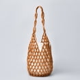 thumbnail image 1 of Nestbag Sac Seau Tissé Fait à la Main - Pochette Bohème d'Été pour Femme à Cordon, Marron, de Plage, et Sac Rétro à Poignée Supérieure, 1 of 5