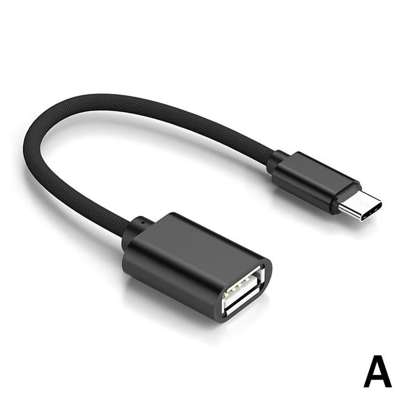 Use with Devices Like Keyboard Gamepad hdmi PRO OTG Adapter Works for Bang & OLUFSEN Beoplay A1 for OTG and USB Type-C Braided Cable More Silver Zip Mouse