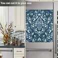 thumbnail image 6 of Dishwasher Magnet Cover, Blue Damask Baroque Floral Kitchen Dishwasher Cover Sticker, 23x26 Inch Refrigerator Panel Door Decal for Home Appliances Cabinet Decor, 6 of 6