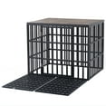 thumbnail image 4 of 38" Heavy Duty Dog Crate Metal Escape Proof Dog Cage Kennel Indoor Outdoor Dog Crate w/Removable Topboard Removable Tray, Heavy Duty L XL Extra Large Dog Crate., 4 of 7