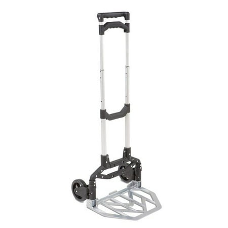 Seville Classics Folding Utility Cart, Black